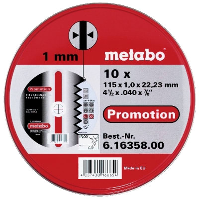Metabo Doorslijpschijven Promotion 115x1