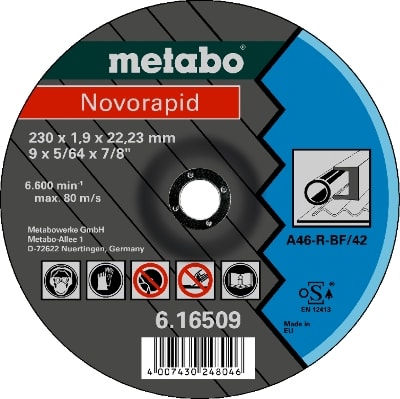 Metabo Doorslijpschijf