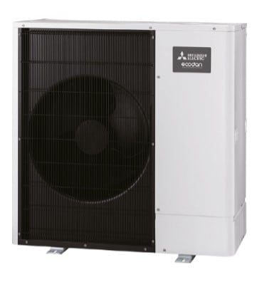 Mitsubishi Electric Warmtepomp lucht/water buitenunit Ecodan PUZ-WZ120YAA Monobl Power InverterR290 PUZ-WZ120YAA