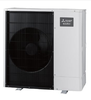 Mitsubishi Electric Warmtepomp lucht/water buitenunit Ecodan PUZ-WZ85YAA Monobloc Power InverterR290 PUZ-WZ85YAA