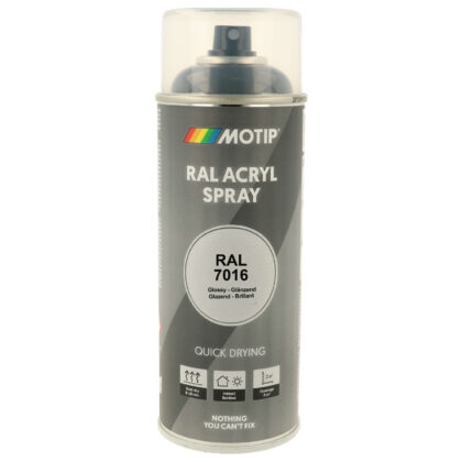 Motip MOTIP INDUSTRIAL RAL 7016 ANTRACIET GRIJS 400 ML MOT07020