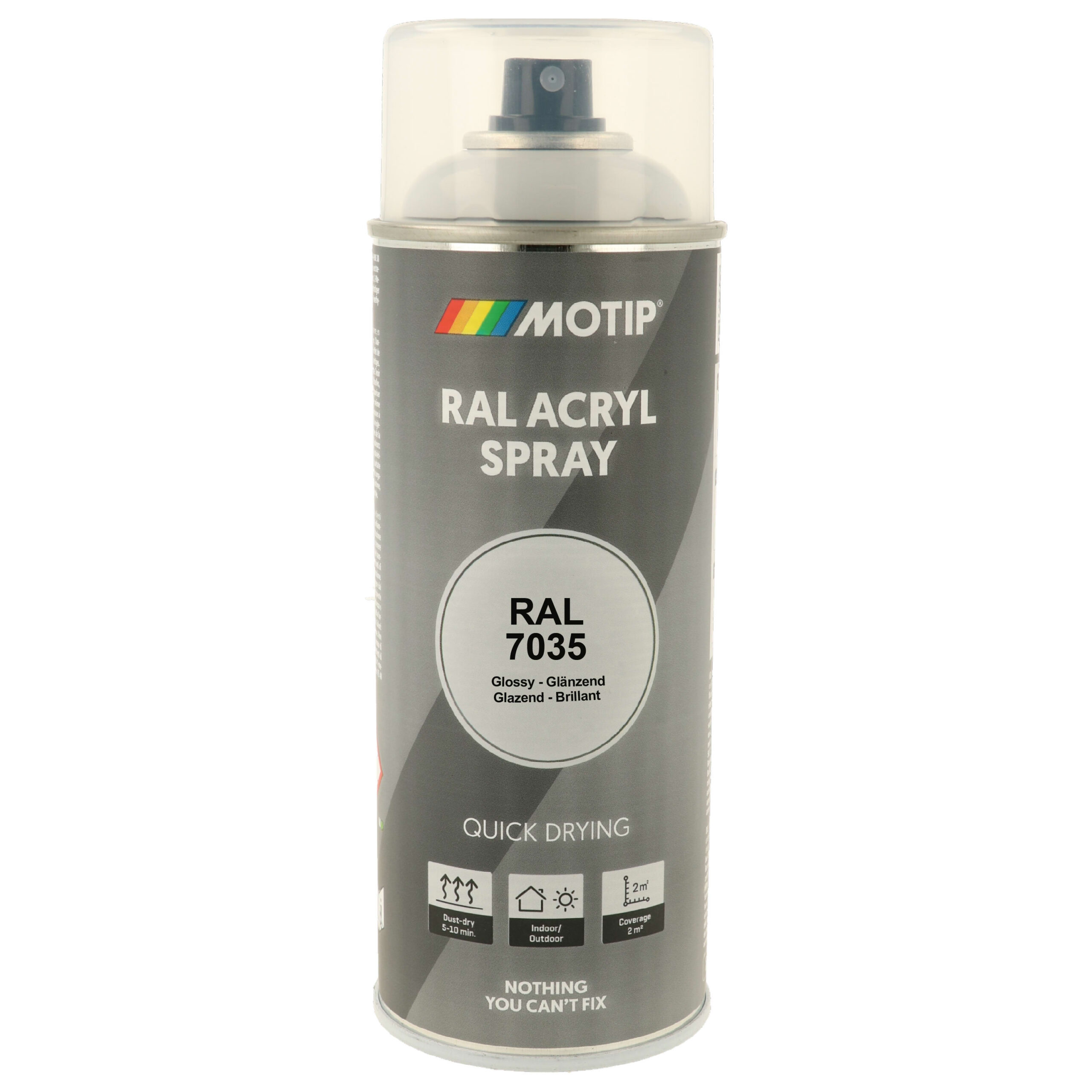 Motip MOTIP INDUSTRIAL RAL 7035 LICHTGRIJS 400 ML MOT07034
