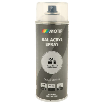 Motip MOTIP INDUSTRIAL RAL 9016 VERKEERS WIT 400 ML MOT07037