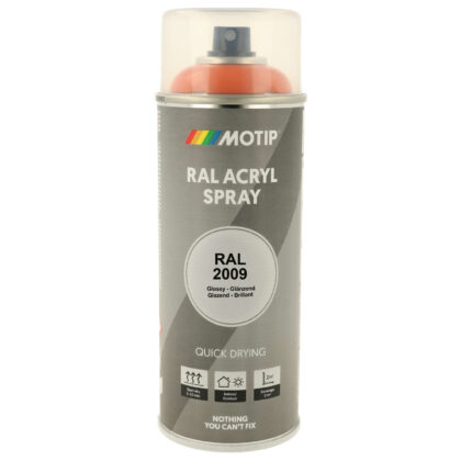 Motip MOTIP INDUSTRIAL RAL 2009 VERKEERS ORANJE 400 ML MOT07082