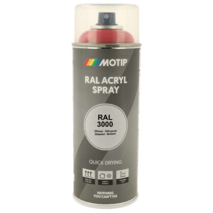Motip MOTIP INDUSTRIAL RAL 3000 VUURROOD 400 ML MOT07090
