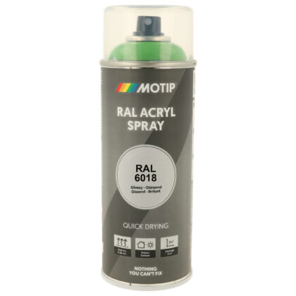 Motip MOTIP INDUSTRIAL RAL 6018 GEELGROEN 400 ML MOT07127