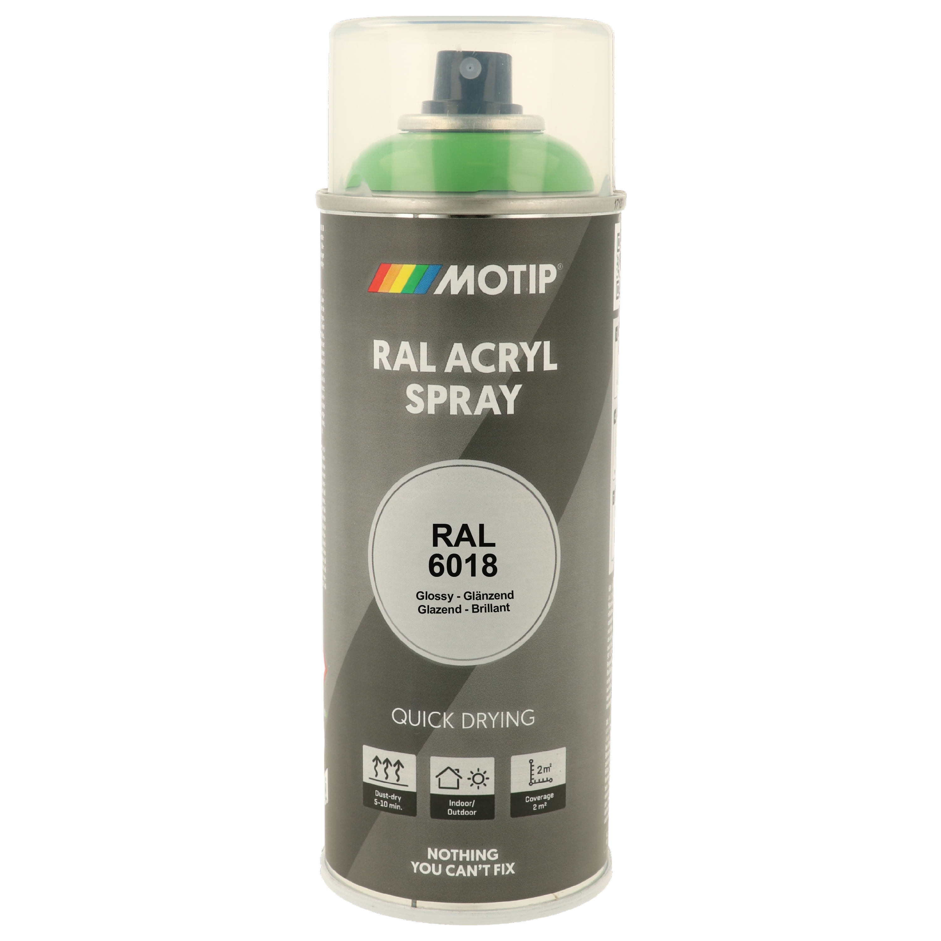 Motip MOTIP INDUSTRIAL RAL 6018 GEELGROEN 400 ML MOT07127