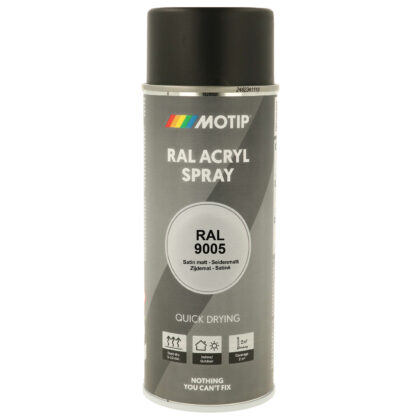 Motip MOTIP INDUSTRIAL RAL 9005 DIEP ZWART ZG 400 ML MOT07164