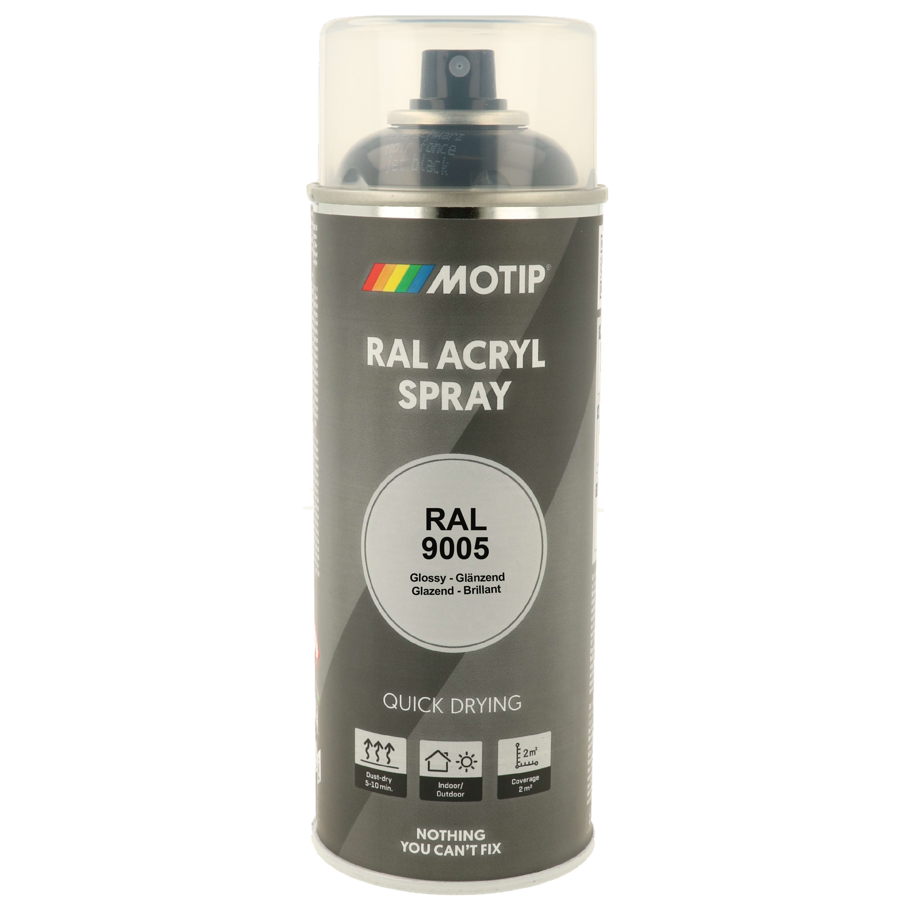 Motip SP.400ML.KOMBI/RAL9005 GLZWART MOT07236