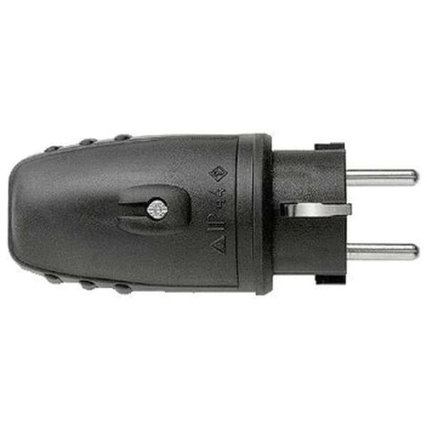 N & L N&L Stekker RUBBER 2POL+A IP44 NL2495
