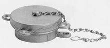Giacomini V14V vulstop 2 - messing - met groen deksel - voor mazouttank N14VY001