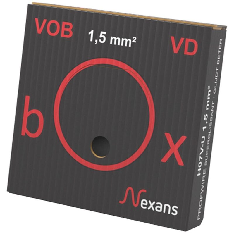 NEXANS VOB H07V-U draad PVC massief 750V Eca 70°C mm² 10533330