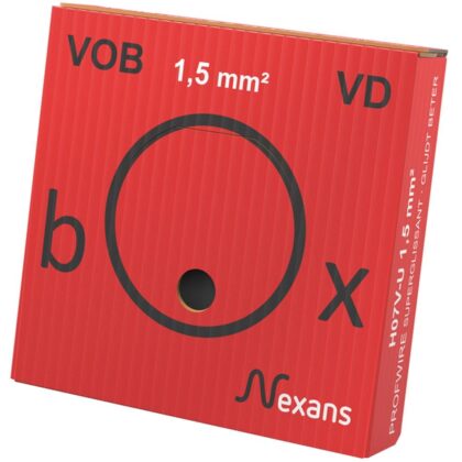 NEXANS VOB H07V-U draad PVC massief 750V Eca 70°C  mm² V0B1