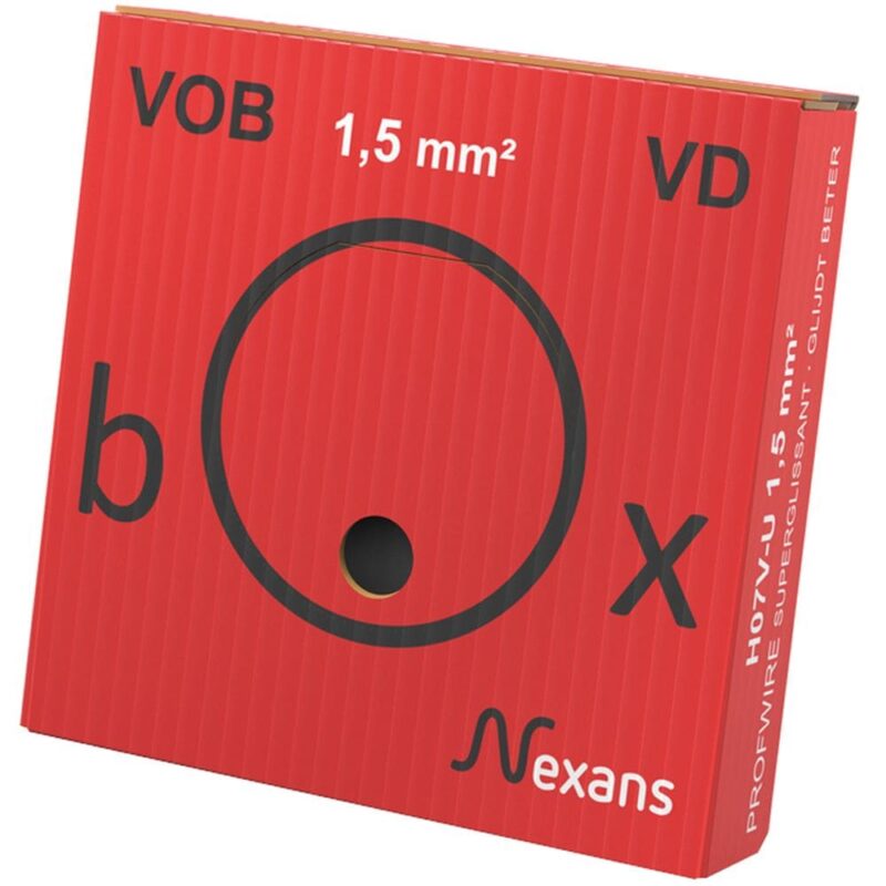 NEXANS VOB H07V-U draad PVC massief 750V Eca 70°C mm² V0B1