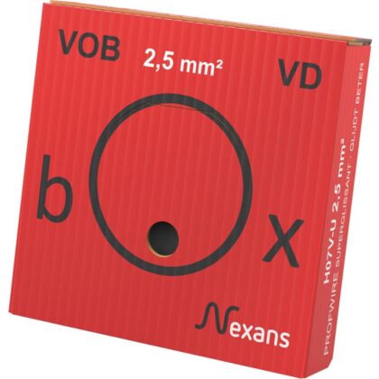 NEXANS VOB H07V-U draad PVC massief 750V Eca 70°C  mm² V0B2