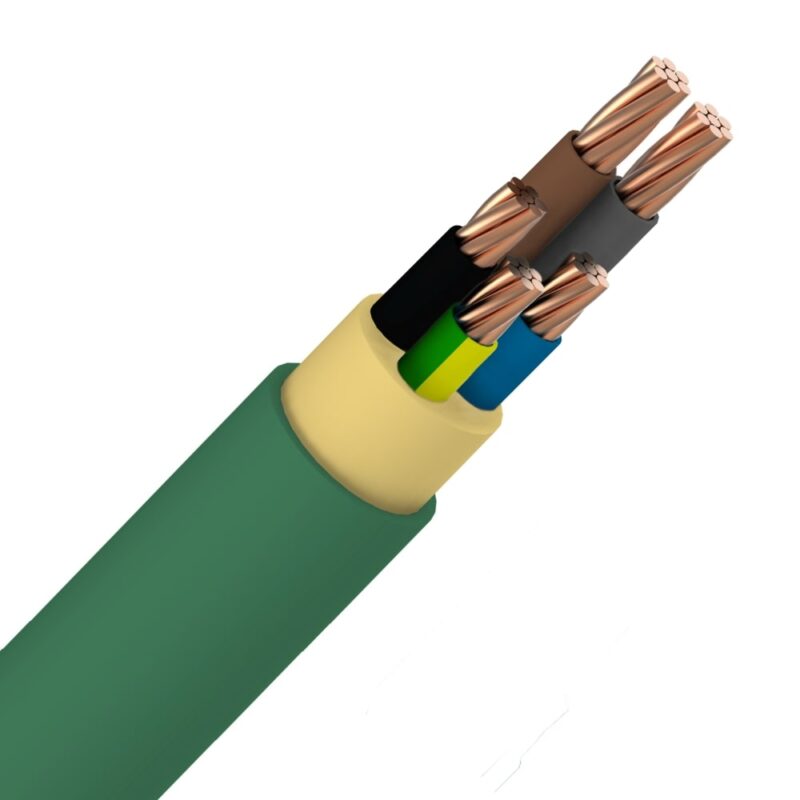 NEXANS XGB installatiekabel XLPE/LS0H 1kV NEXANS Cca s1d2a1 groen 5G16mm² XGB5G16N-CCA B 1000