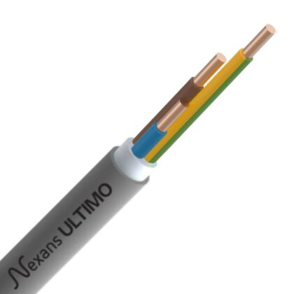 NEXANS XVB installatiekabel XLPE/PVC 1kV NEXANS ULTIMO Cca s3d2a3 grijs 3G1