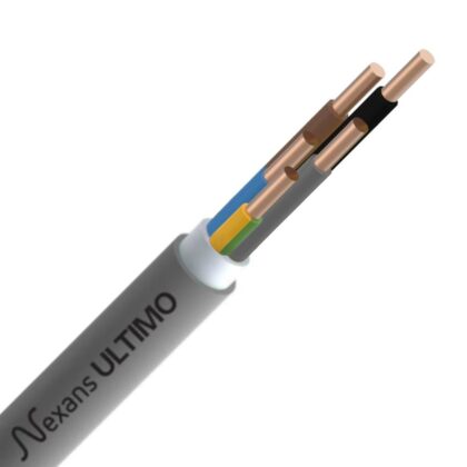 NEXANS XVB installatiekabel XLPE/PVC 1kV NEXANS ULTIMO Cca s3d2a3 grijs 5G2