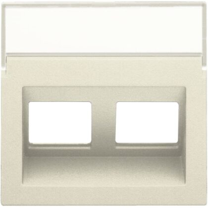 NIKO Centraalplaat 2x RJ45 STP cat.6