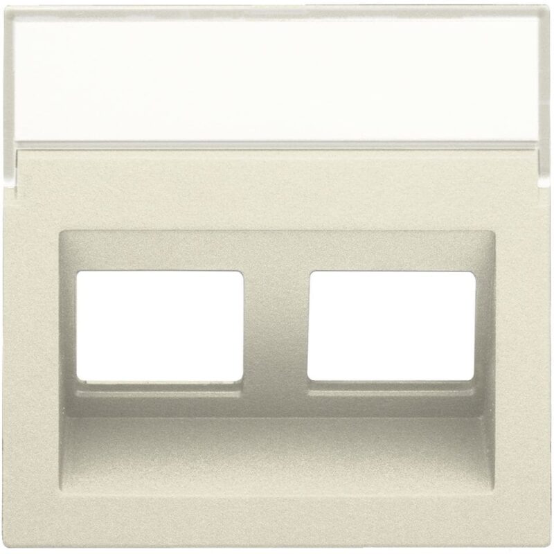 NIKO Centraalplaat 2x RJ45 STP cat.6