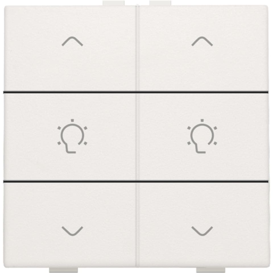 NIKO NHC 2-voudige bediening dimmer met 6-voudige toets
