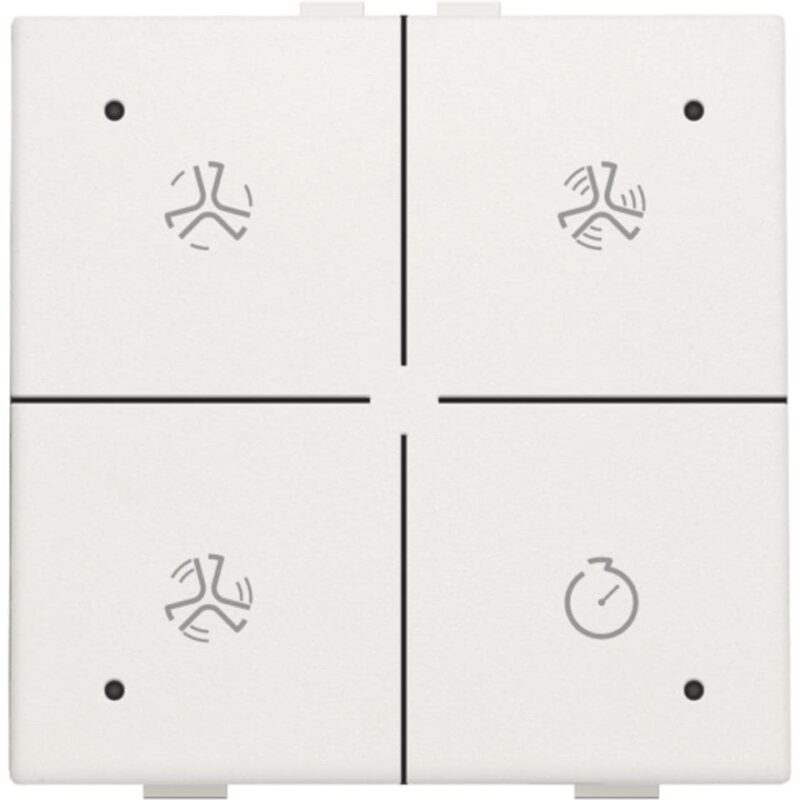 NIKO NHC bediening ventilatie met led
