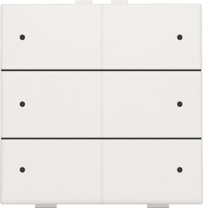 NIKO NHC - Zesvoudige drukknop met leds en comfortsensoren