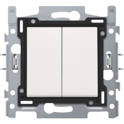 NIKO Dubbele wisselschakelaar 10a