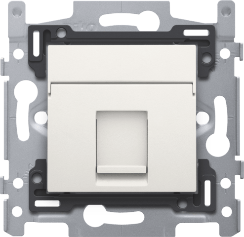NIKO 1 rj45-aansl. utp cat5e + afwerking