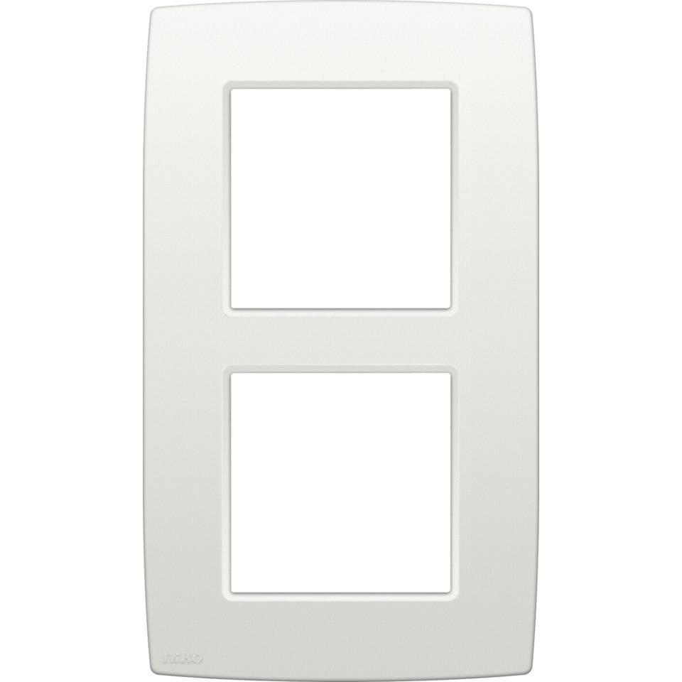NIKO Tweevoudige afdekplaat met 60mm centerafstand