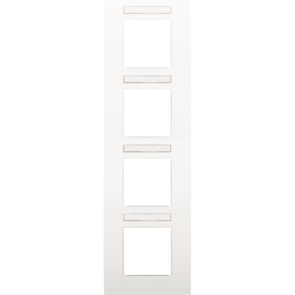 NIKO Afdekplaat INTENSE (71mm) 4-voudig verticaal