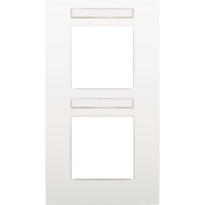 NIKO Afdekplaat INTENSE (71mm) 2-voudig verticaal
