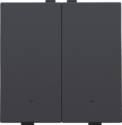 NIKO Tweevoudige drukknop met leds en comfortsensoren 122-52202