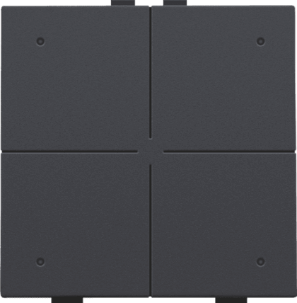 NIKO Viervoudige drukknop met leds en comfortsensoren 122-52204