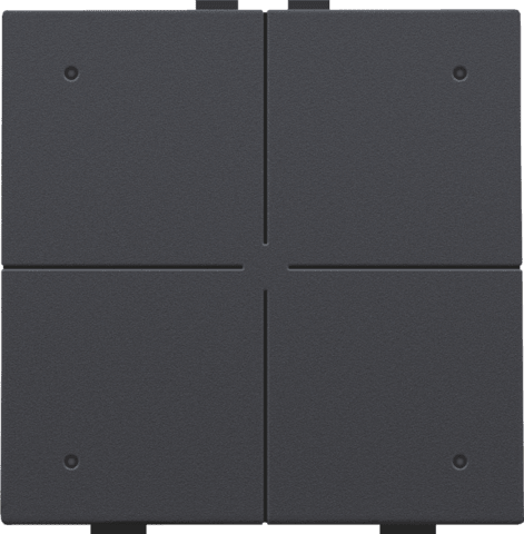NIKO Viervoudige drukknop met leds en comfortsensoren 122-52204