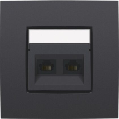 NIKO Centraalplaat 2x RJ45 STP cat.6