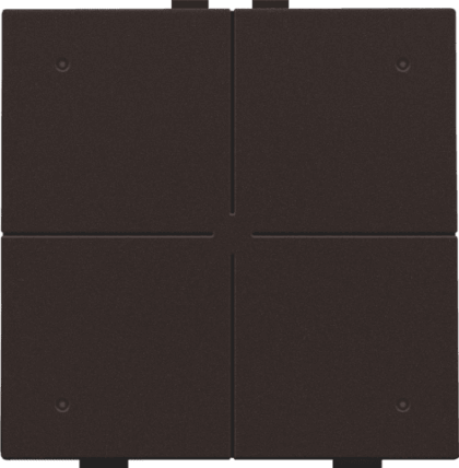NIKO Viervoudige drukknop met leds en comfortsensoren 124-52204