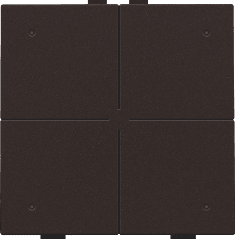 NIKO Viervoudige drukknop met leds en comfortsensoren 124-52204