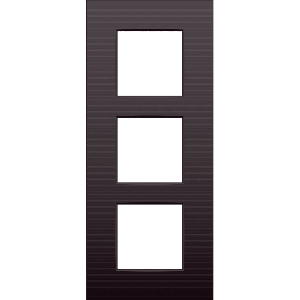 NIKO Afdekplaat INTENSE (60mm) 3-voudig verticaal