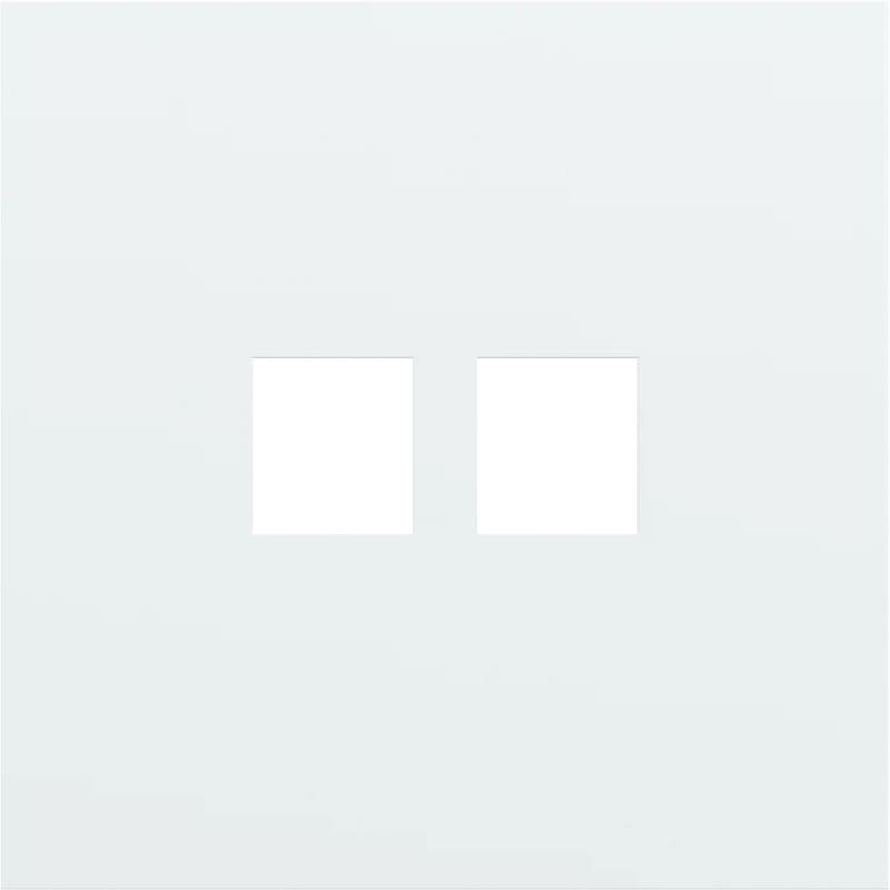 NIKO 1v afdekplaat voor 2 rj45 conn