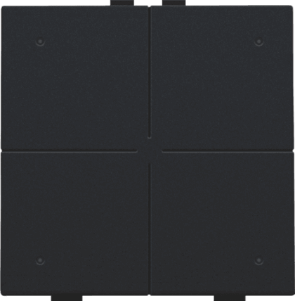 NIKO Viervoudige drukknop met leds en comfortsensoren 161-52204