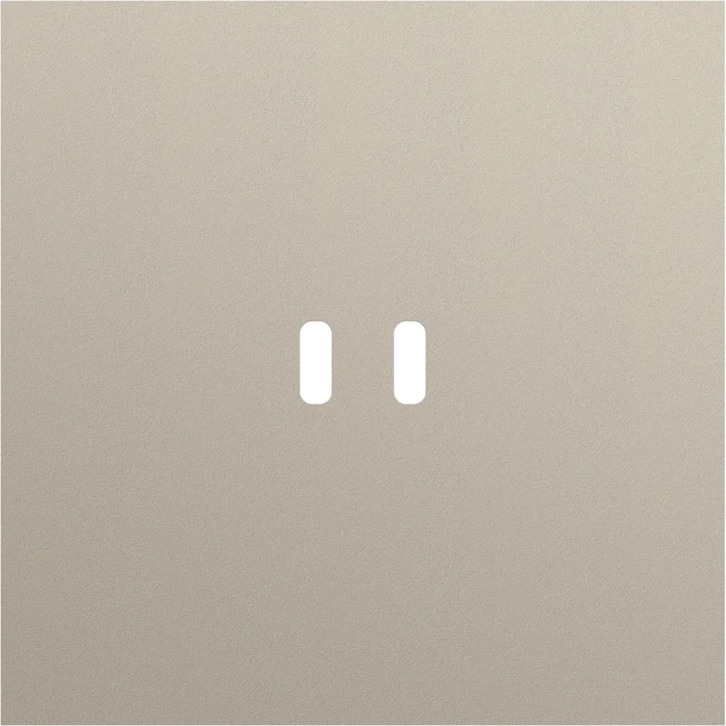 NIKO 1v afdekplaat voor dubbele usb-c