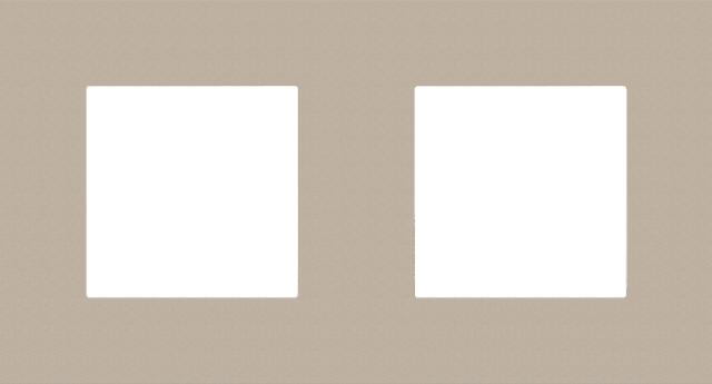 NIKO Afdekplaat (71mm) PURE 2-voudig horizontaal