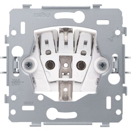 NIKO Wandcontactdoos 74/41 RA 64 randaarding 170-34300
