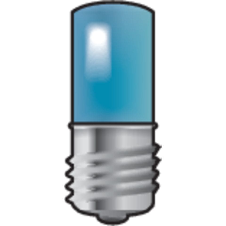 NIKO E10-lamp met blauwe led voor drukknoppen/signaalapparaten 6a 170-37002