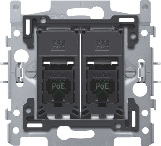 NIKO 2 rj45-aansluitingen utp cat5e