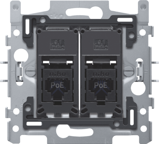 NIKO 2 rj45-aansluitingen utp cat6a