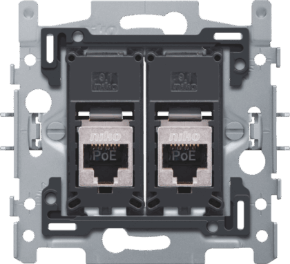 NIKO 2 rj45-aansluitingen stp cat6a
