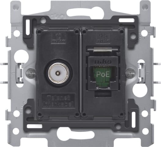 NIKO Coax/rj45-aansl. utp cat6