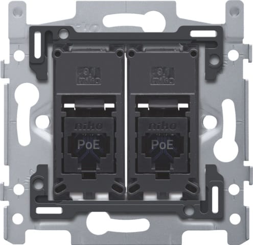 NIKO 2 rj45-aansluitingen utp cat6
